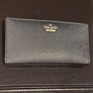 Kate Spade Black Leather Wallet